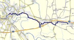 2013-10-30-000-Verona-to-Caldiero-Map